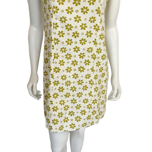 Billabong | Women's Green and White Floral Print Mini Dress | Size: M - Picture 3 of 9